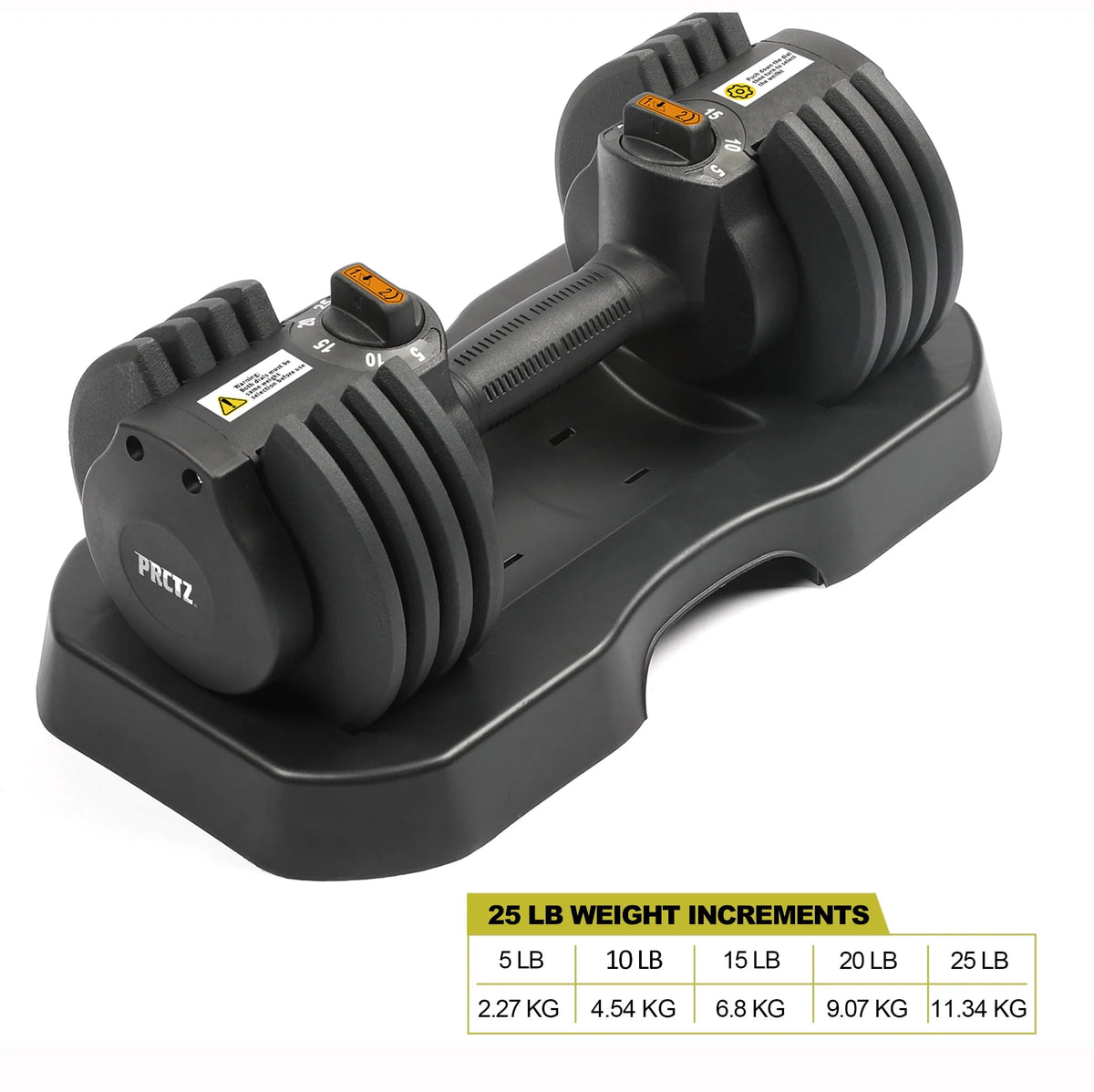 10-30lb Adjustable Dumbbell Pair with Stand W68487