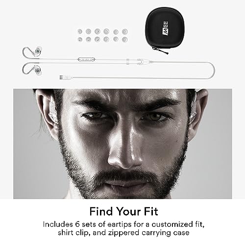 Black Wired In Ear Headphones with Microphone V489388