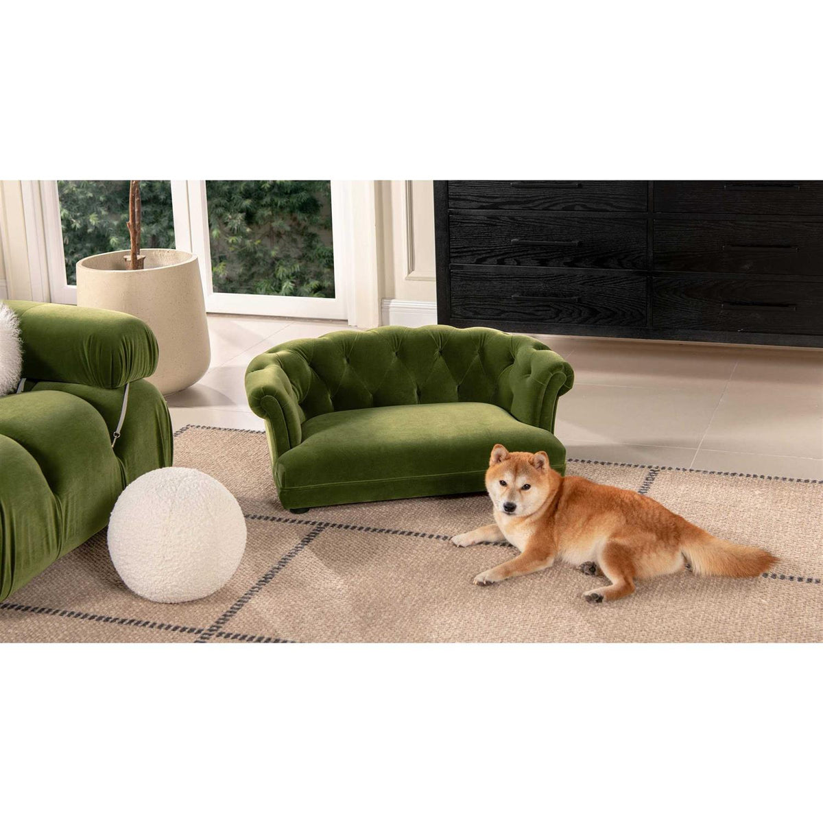 Chesterfield Dog Sofa Bed J588
