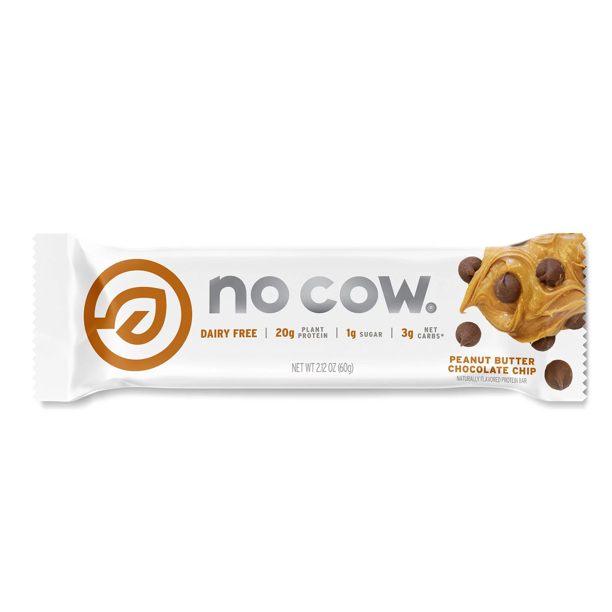 Vegan Protein Bars Peanut Butter Chocolate Chip Box of 12 I908098