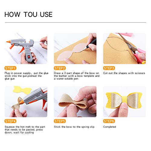Faux Leather Bow Making Kit F33753