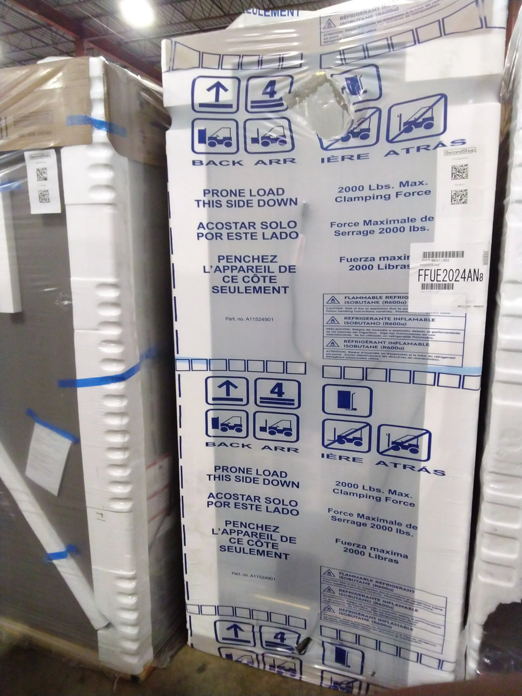 20 Cu Ft Upright Freezer with Auto-Close Doors P74131