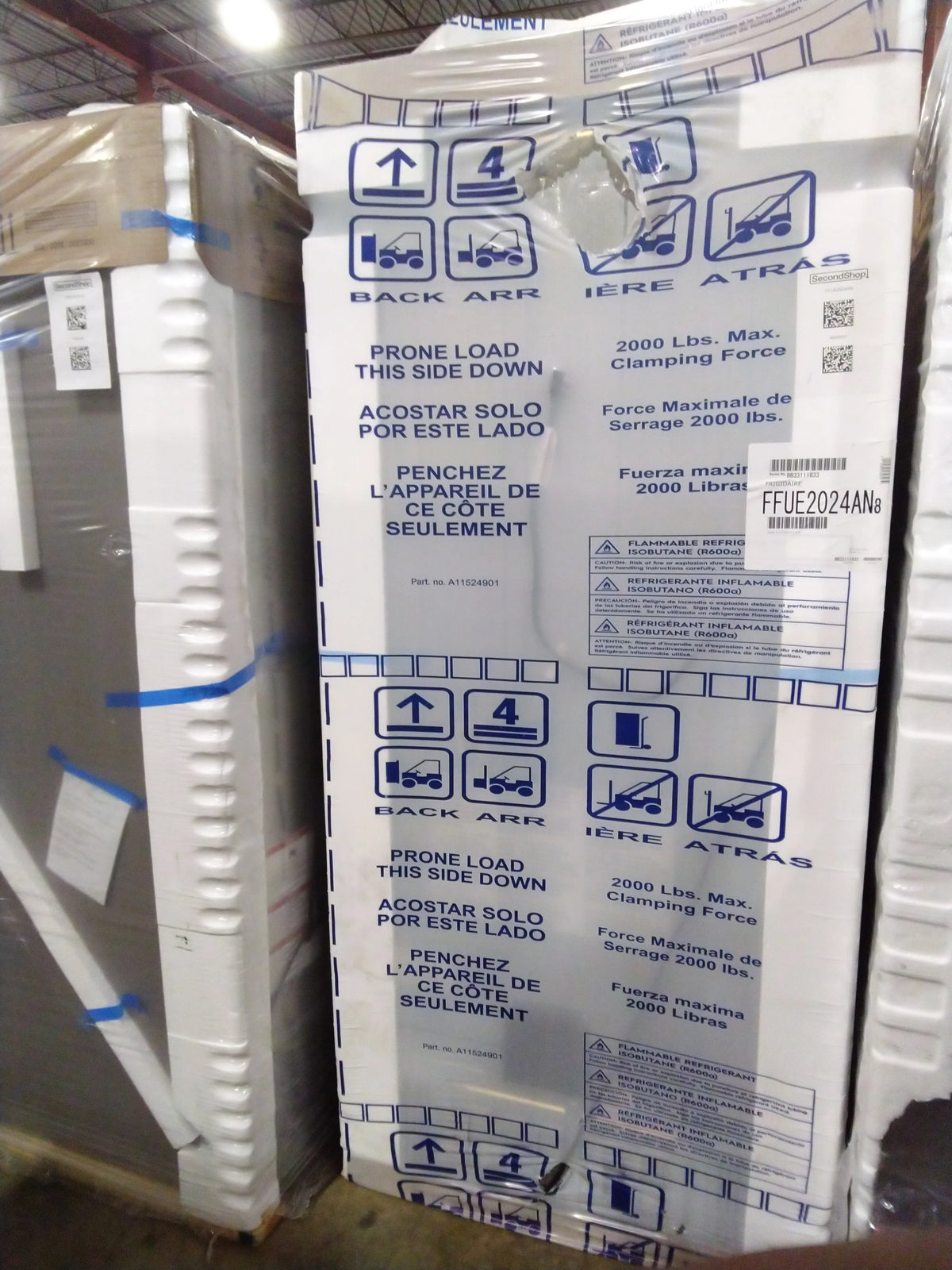 20 Cu Ft Upright Freezer with Auto-Close Doors P74131