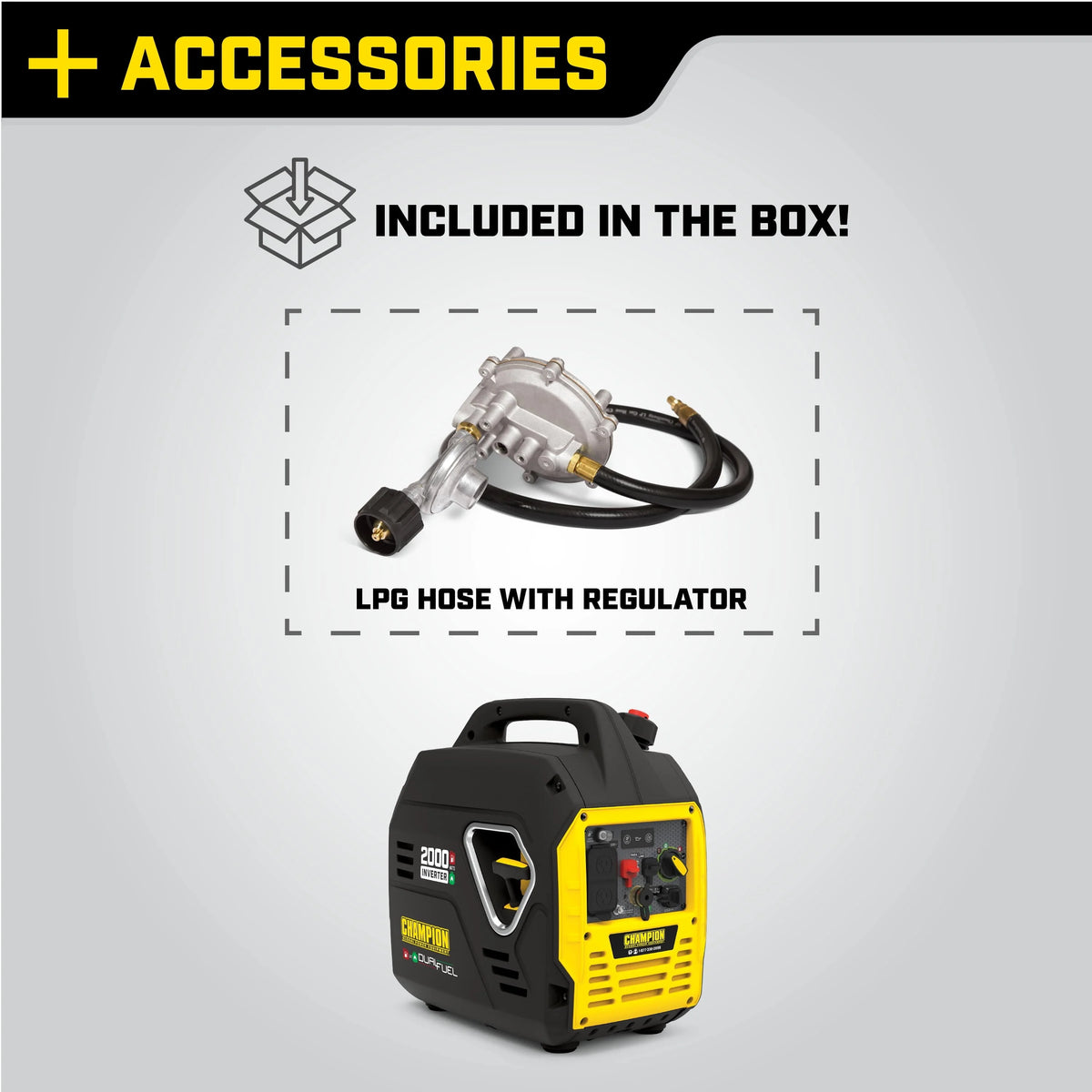 2000 Watt Dual Fuel Inverter Generator C942