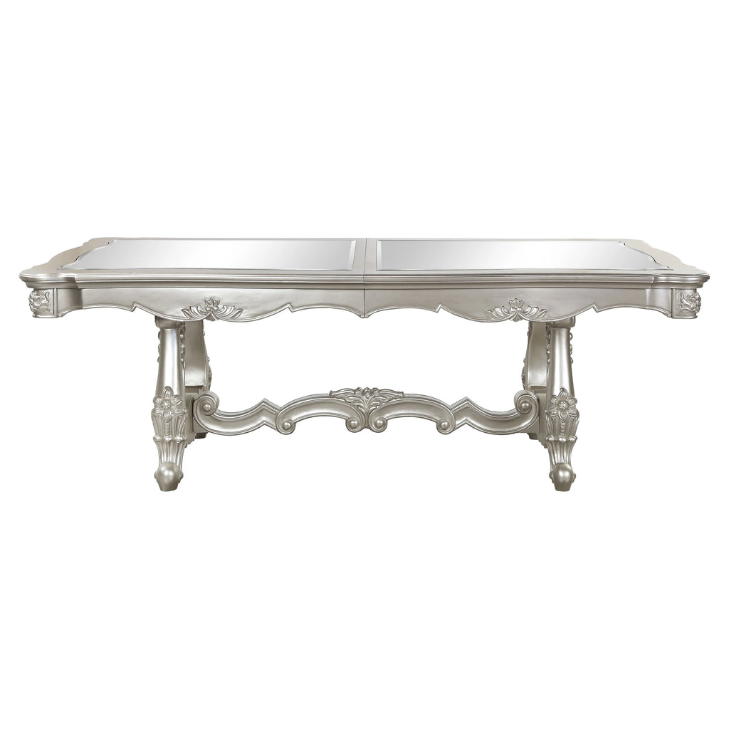 Double Pedestal Base Dining Table S404