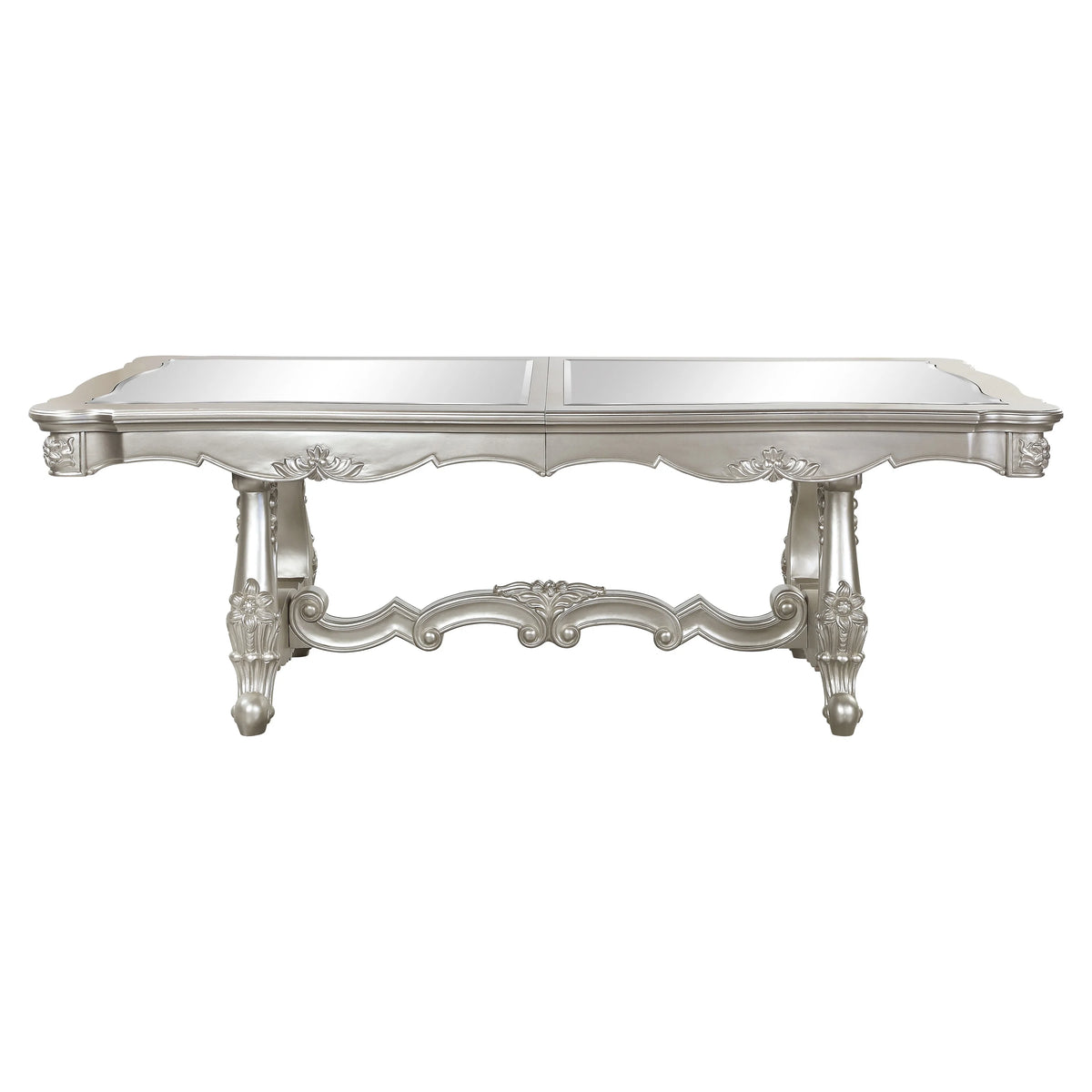 Double Pedestal Base Dining Table S404