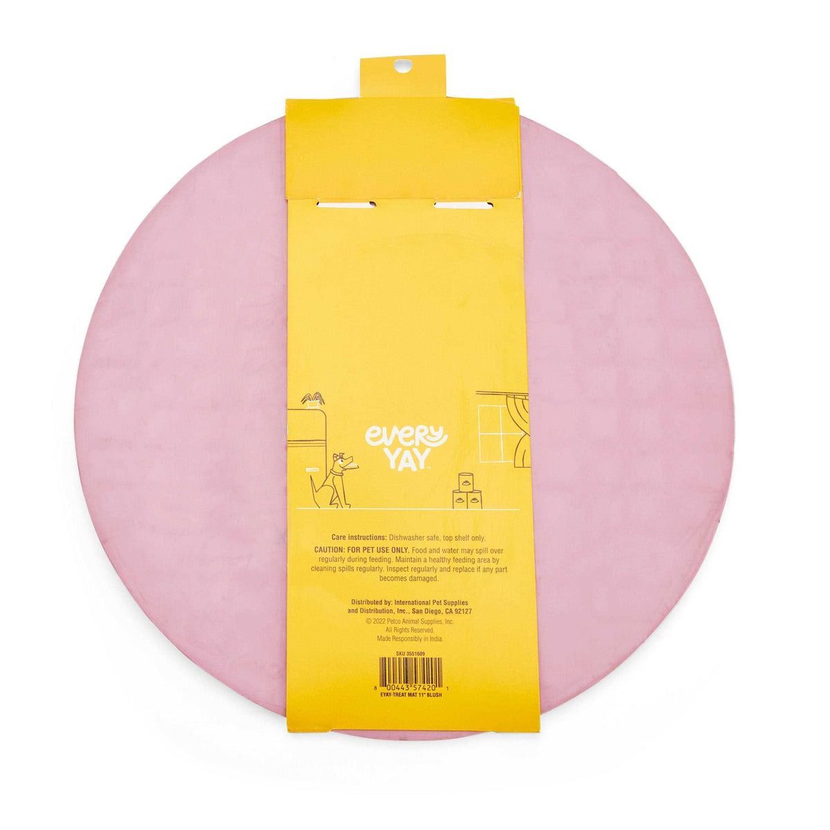 Blush Dog Treat Mat J9695