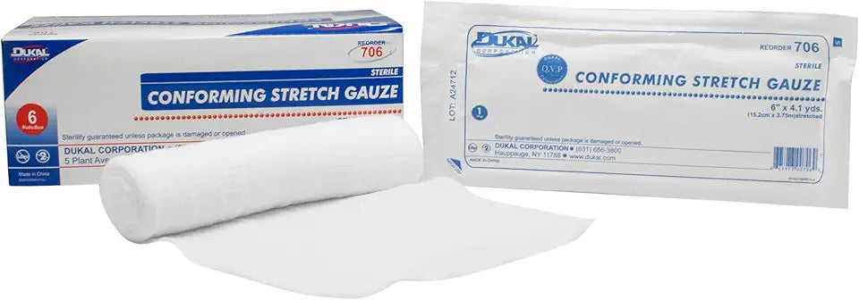 Sterile Conforming Stretch Gauze 6" x 4.1 yd I707733