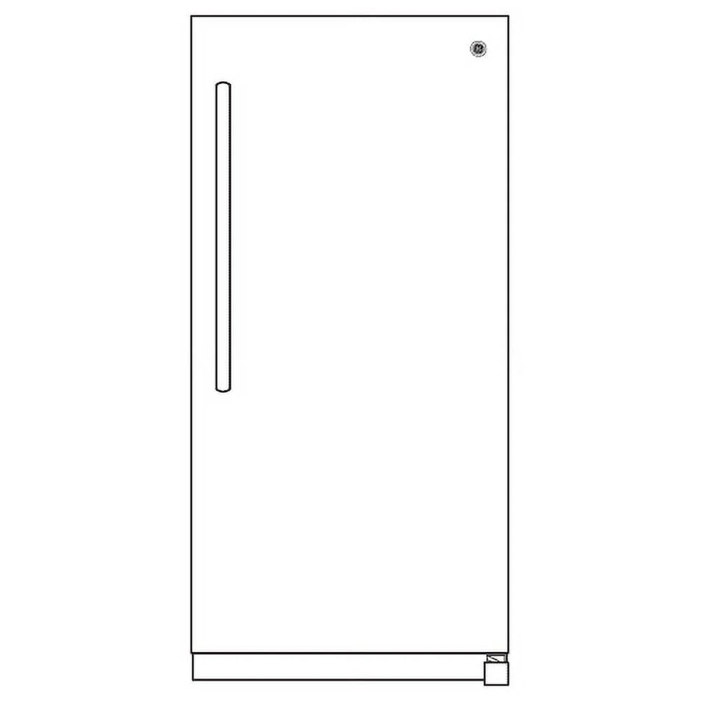 White Upright Freezer E72535