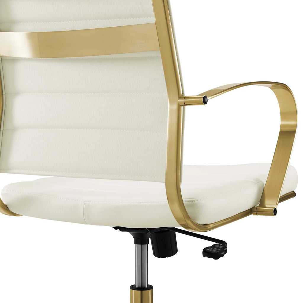 Gold Stainless Steel Office Chair Y223601