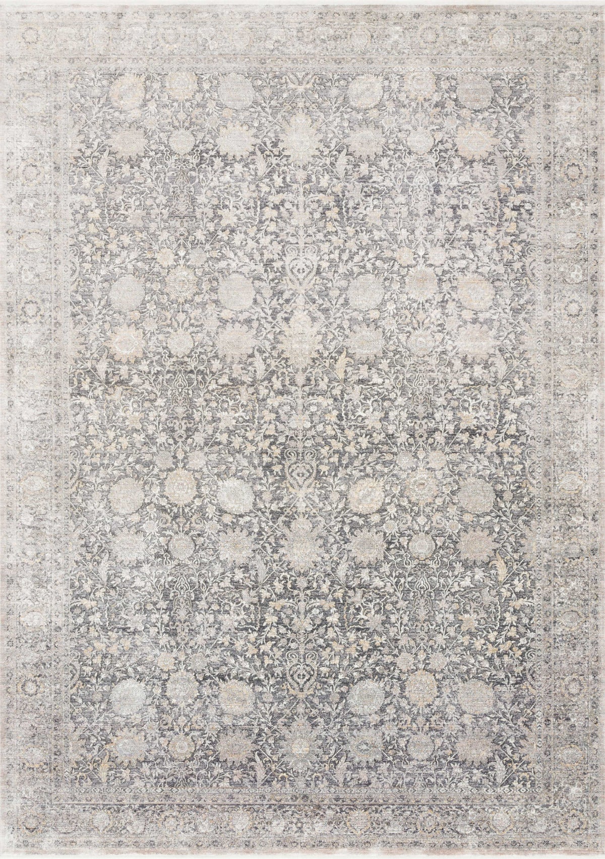 Charcoal Sand 2'8 x 12' Rug I938754