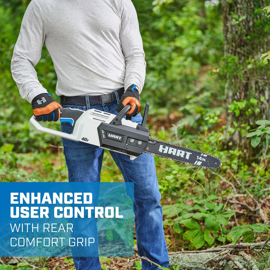14-inch Battery-Powered Brushless Chainsaw Kit L627