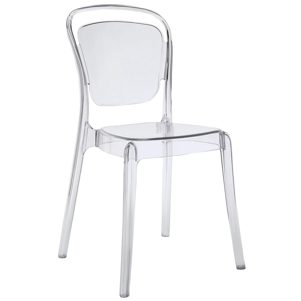 Clear Dining Side Chair J2736