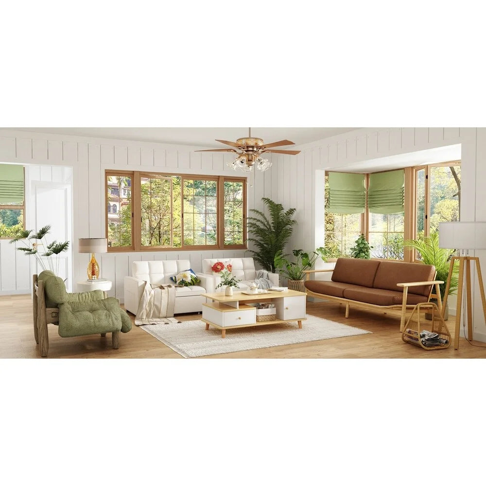 Twin Size Convertible Sleeper Sofa Bed P346896