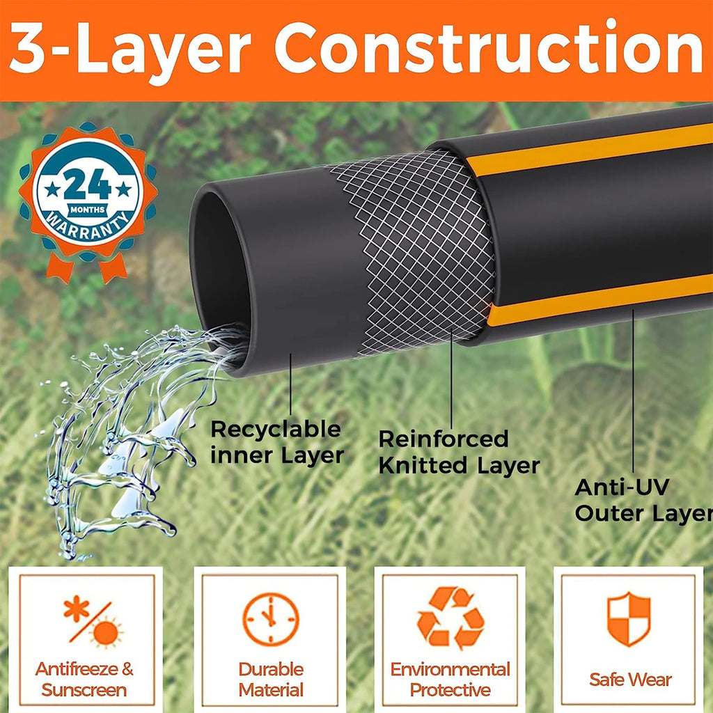 3ft-100ft Hybrid Garden Hose A682