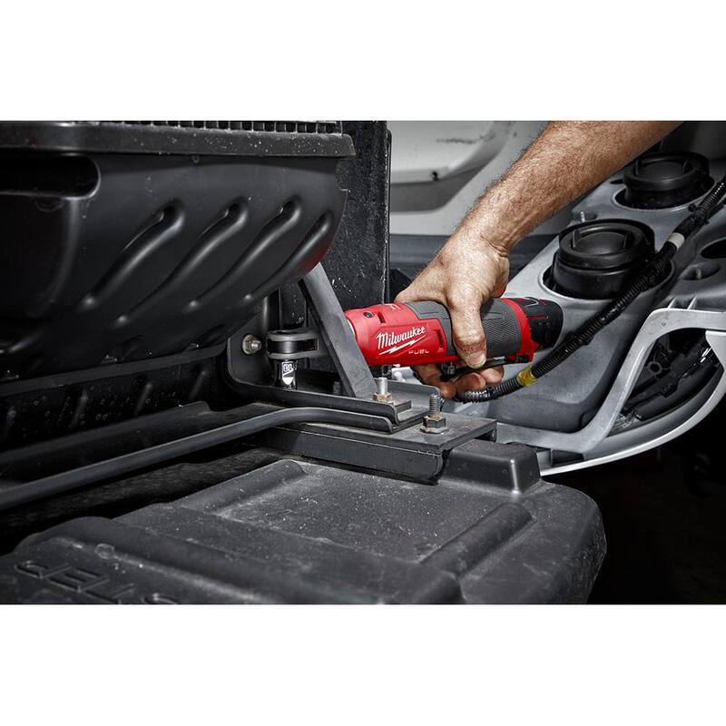 12V Lithium-Ion Brushless Cordless 3/8 in. Impact Wrench Kit & 3/8 in. Ratchet J705