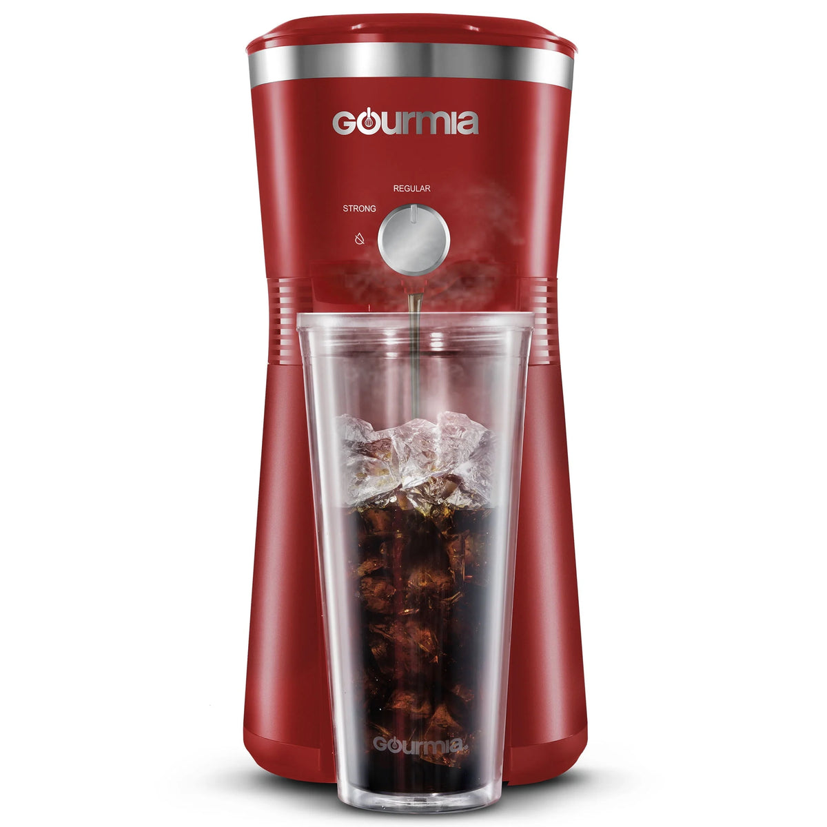 Black Iced Coffee Maker with 25 fl oz Reusable Tumbler I952339
