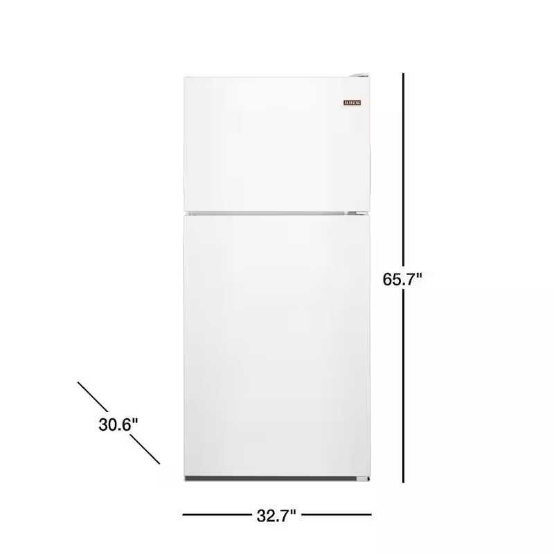 21 cu. ft. Top Freezer Refrigerator in White Q471708