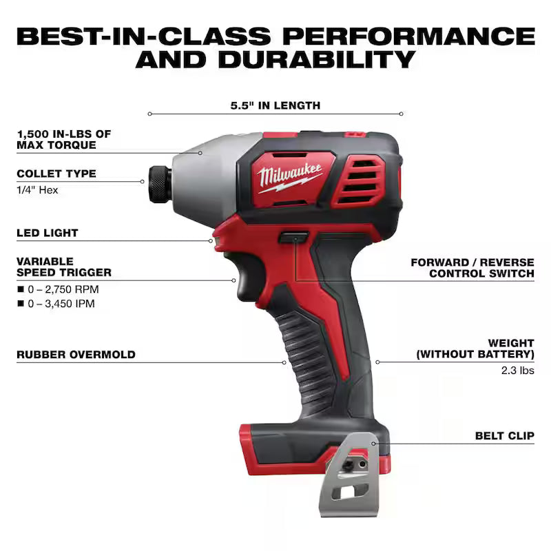 18V Cordless 4-Tool Combo Kit with 2.0 Ah Batteries E851095