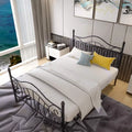 Queen Black Steel Platform Bed Frame R412544