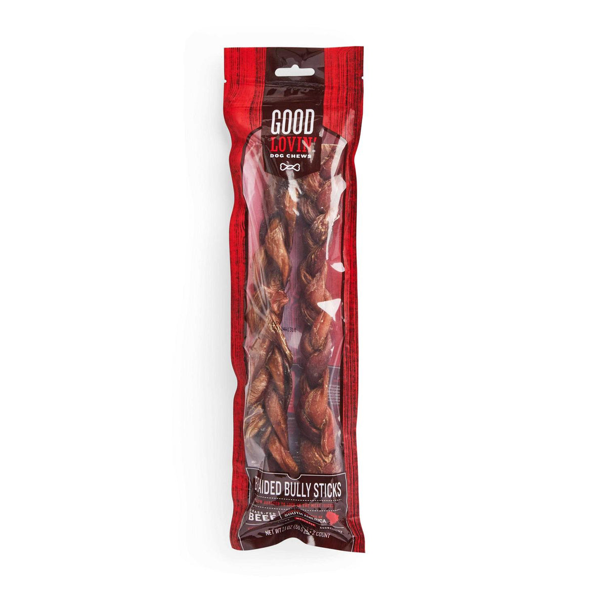 Braided Bully Stick Dog Chew I7144