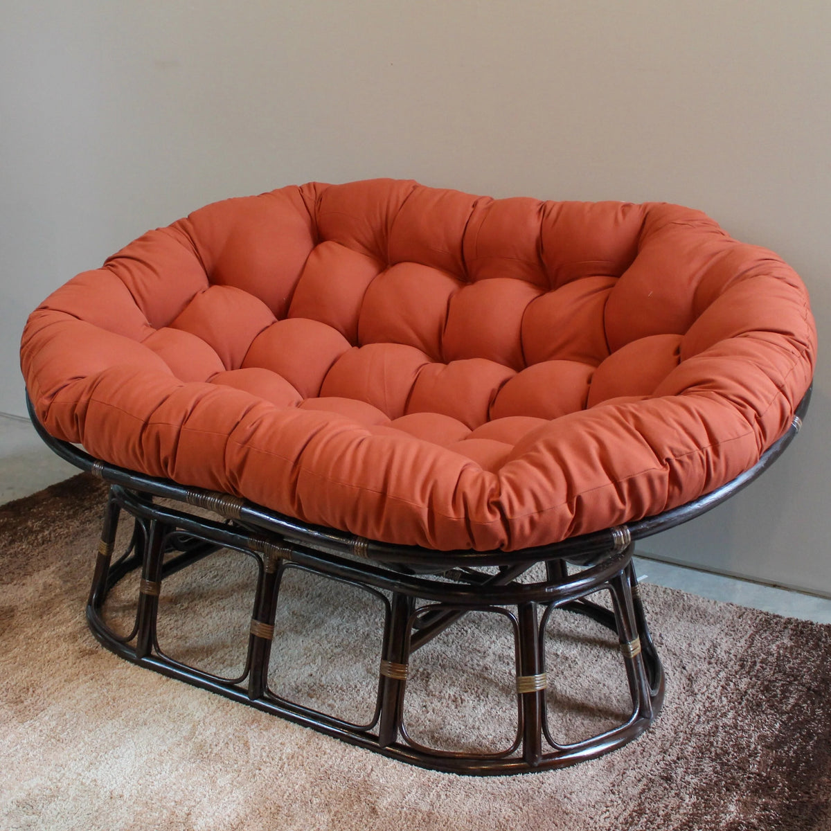 Solid Twill Double Papasan Cushion G16693