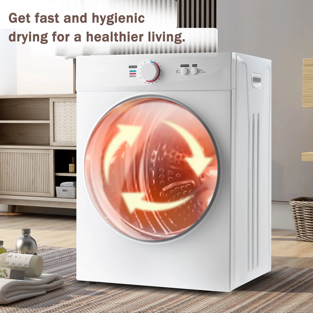 6.6lbs Portable Stainless Steel Laundry Dryer T294