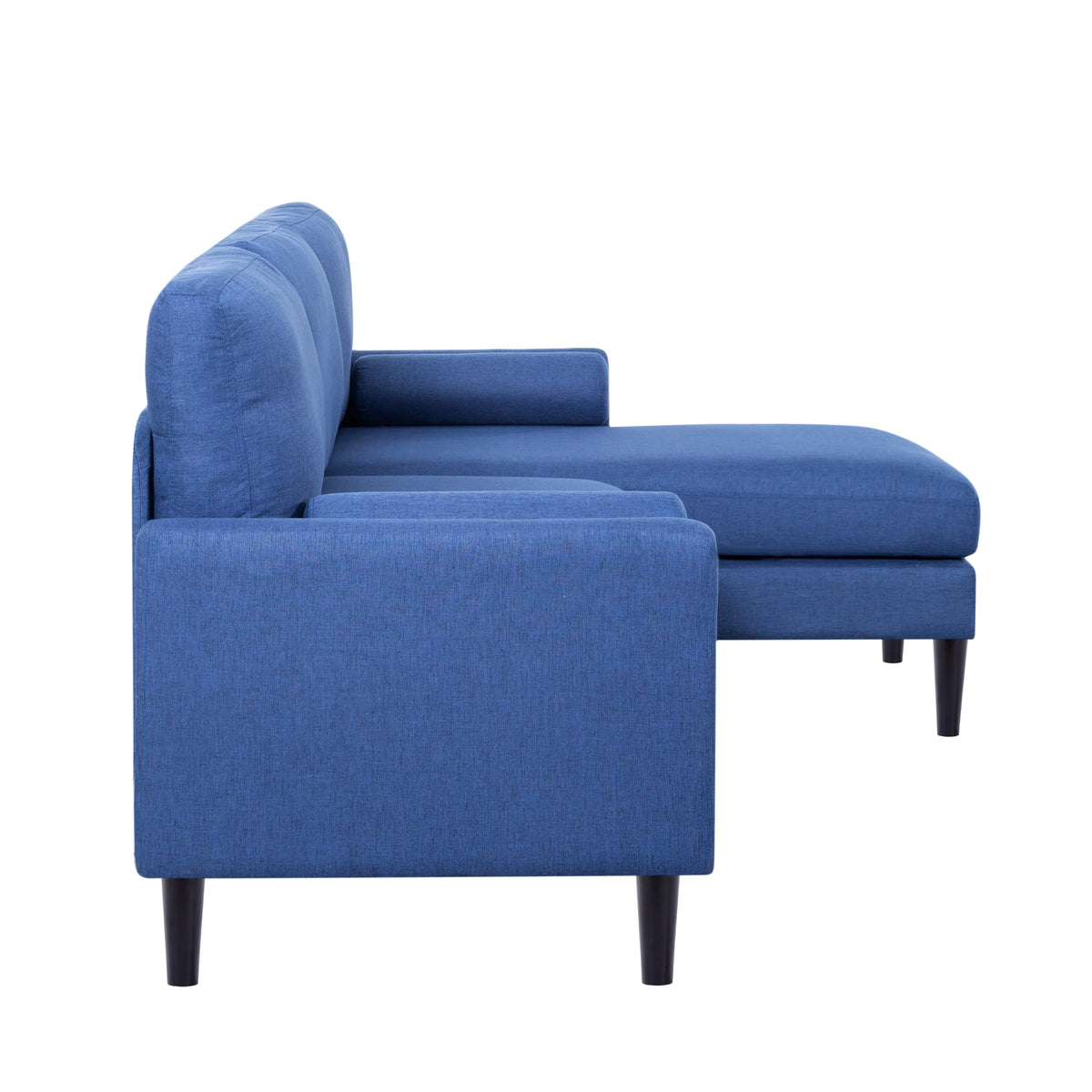 72 inch L-Shape Reversible Sectional Sofa with Two Pillows B9204
