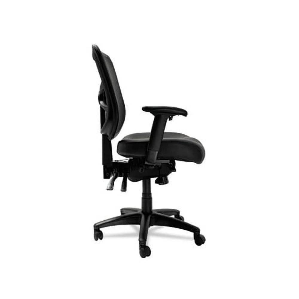 Black Mesh Mid-Back Multifunction Chair Y427