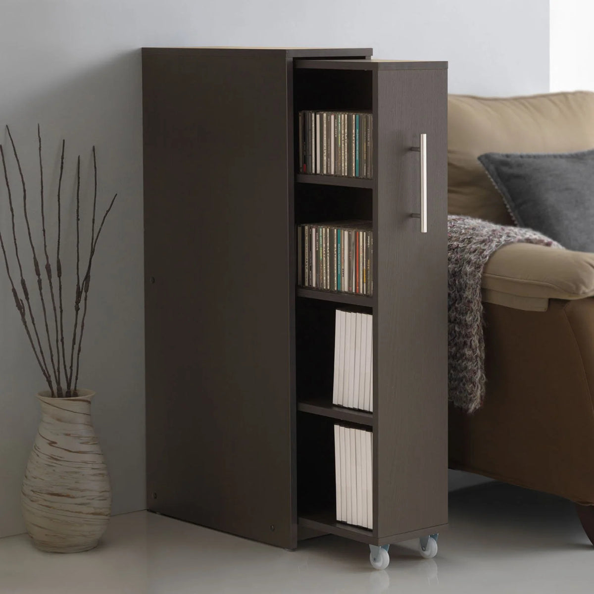 Brown Media Storage Cabinet J535295