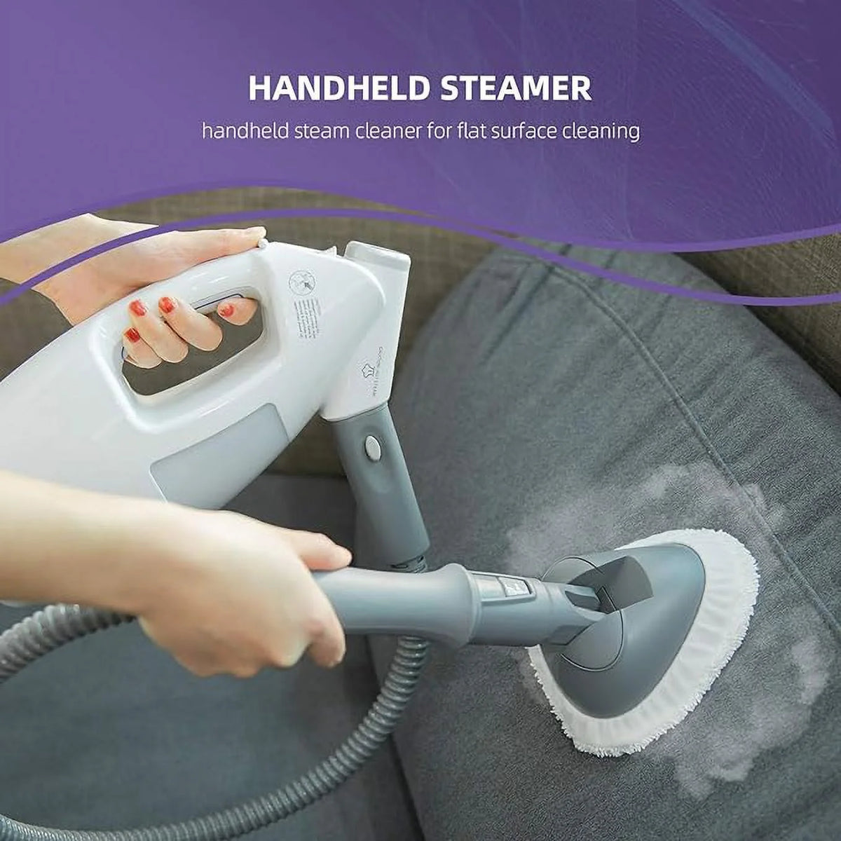 White Multi-Functional Steam Mop Q4808