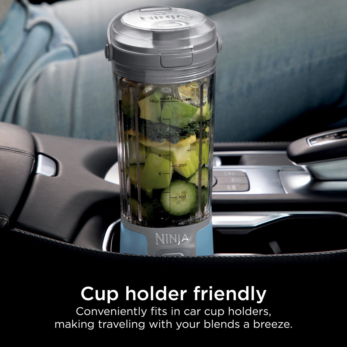 16 oz. Portable Blender with Leak Proof Lid, Black V3544