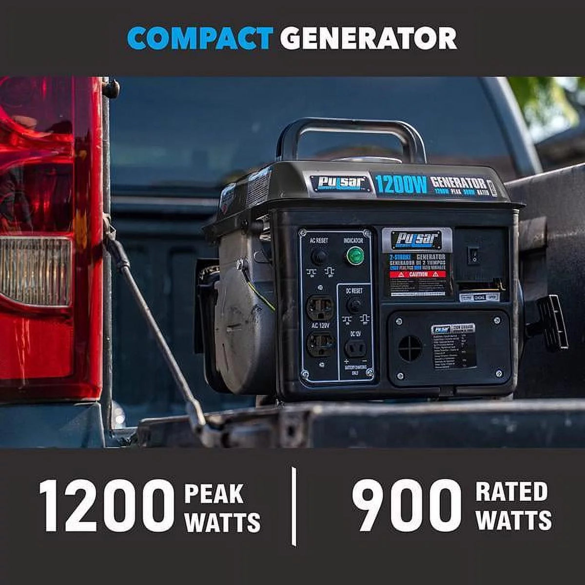 1200W Portable Gas-Powered Generator O809