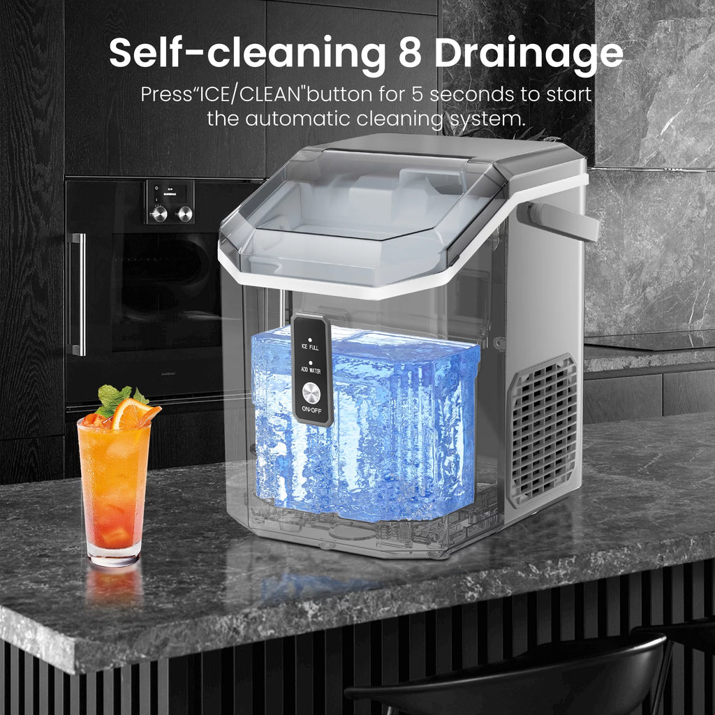 Portable Countertop Nugget Ice Maker 34lbs/24H V7493