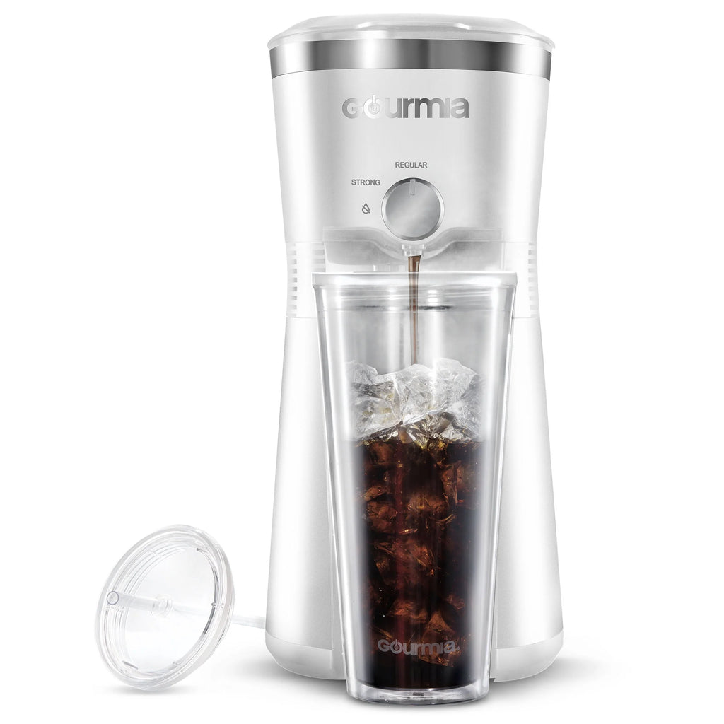 Black Iced Coffee Maker with 25 fl oz Reusable Tumbler I952339