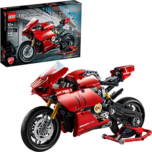 Motorcycle Building Set with Gearbox and Working Suspension B14746