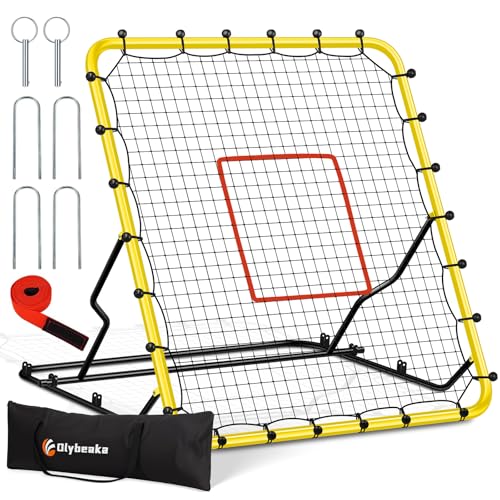 Baseball Rebounder Net with 3 Adjustable Angles 48" x 52" V66620