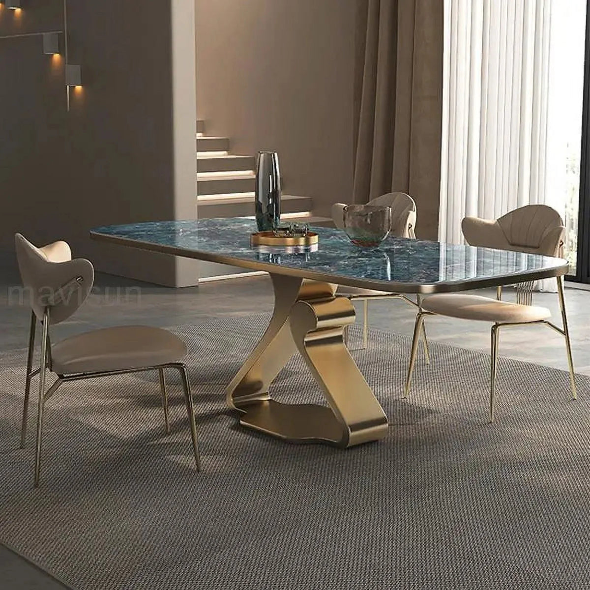 Luxury Dining Table and Chairs U140