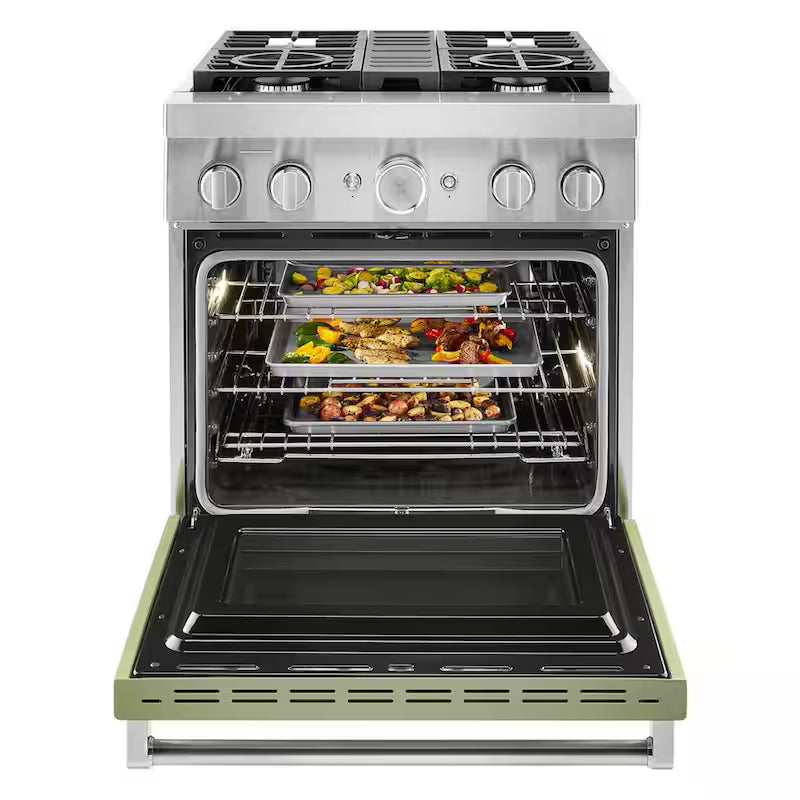 4 Burner Dual Fuel Freestanding Smart Range E374687