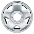 16x7 5 Spoke Silver Steel Wheel Y72910