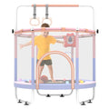 60" Toddler Trampoline with Safety Enclosure Net K452
