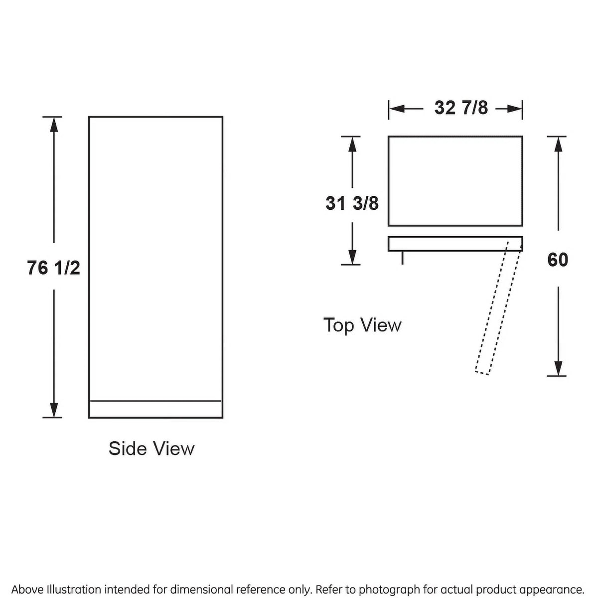 White Upright Freezer E72535