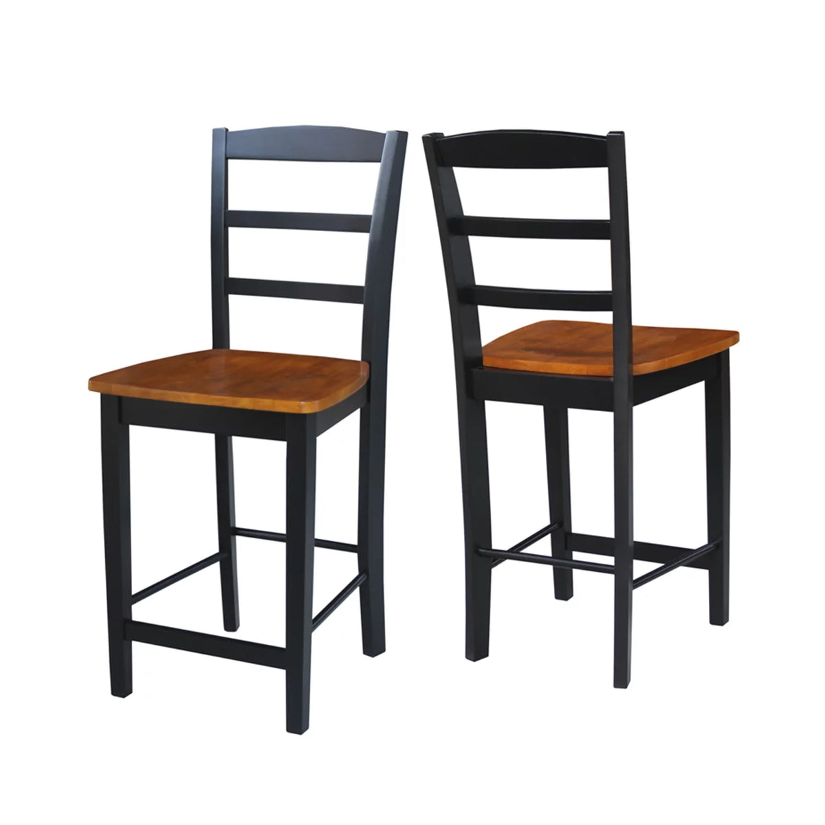 3-Piece Round Counter Height Dining Table with 2 Stools Q990