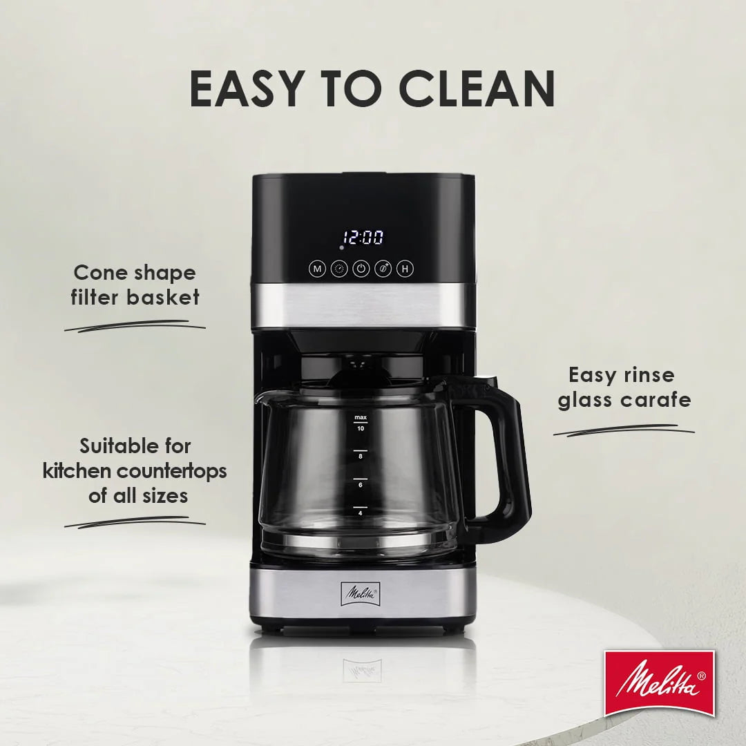 Glass 10 Cup Programmable Drip Coffee Maker X7594