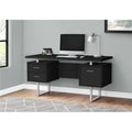 Black Metal Computer Desk O622083