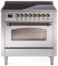 36 Induction Range with Electric Oven in Stainless Steel O8672