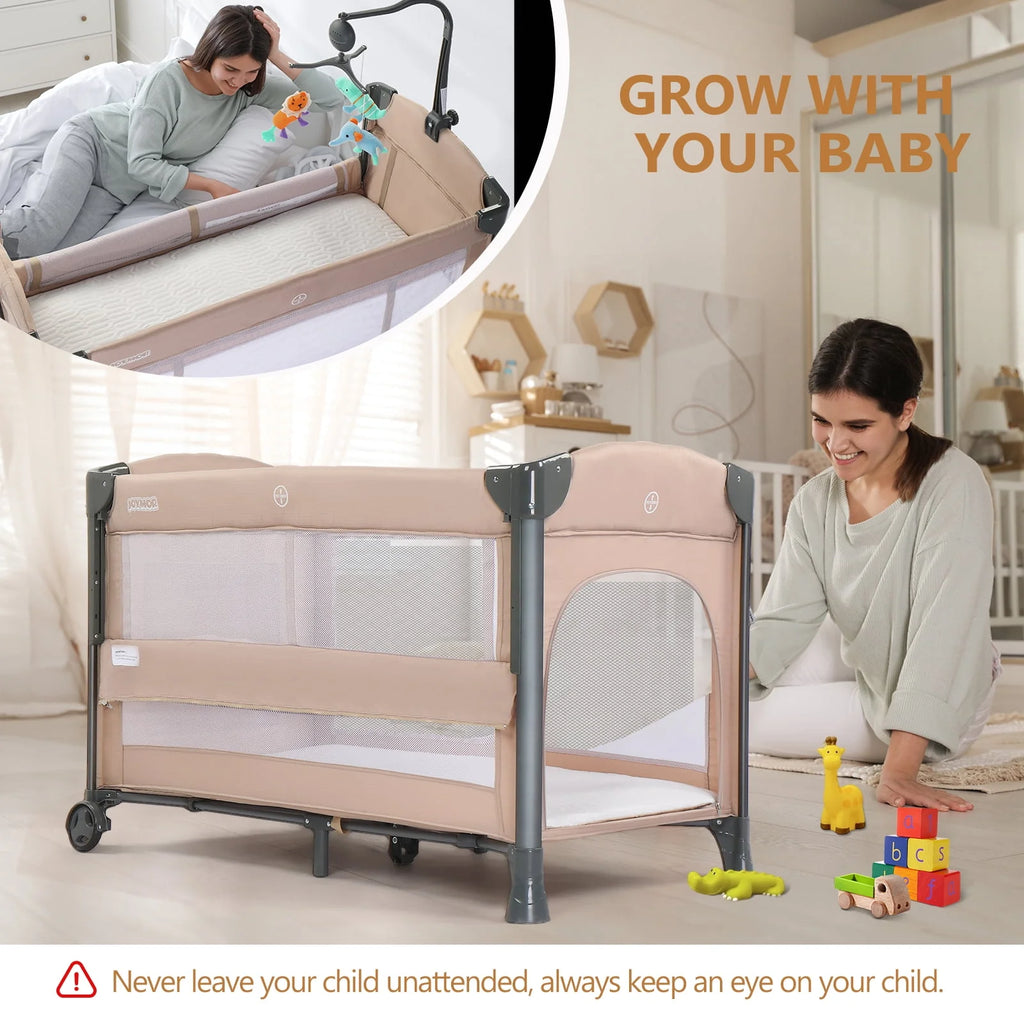 Folding Bedside Bassinet Co-Sleeper Z3414