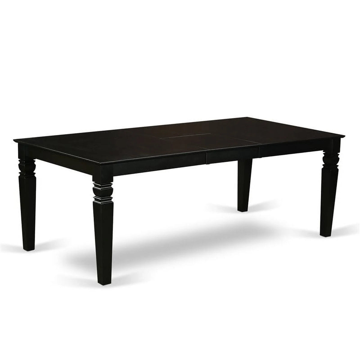 9 Piece Black Wood Dining Table Set A32321