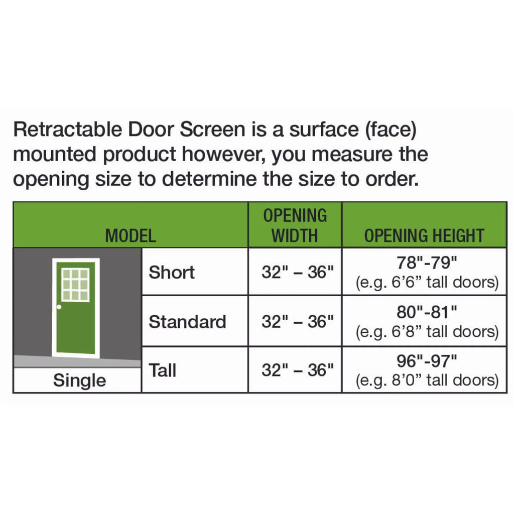 Brown Retractable Door Screen O445296