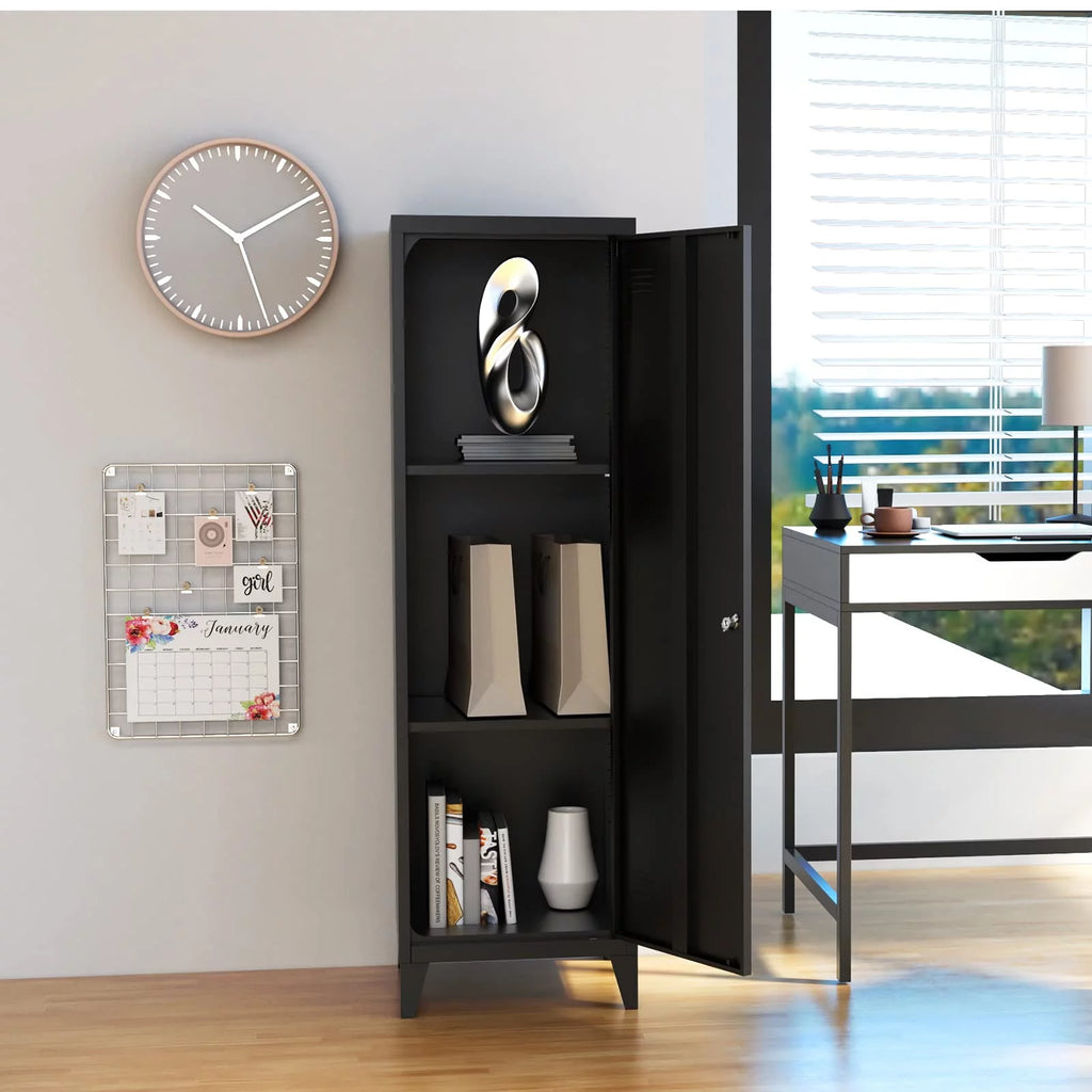 Metal Locker Storage Cabinet with Locking Door K8818